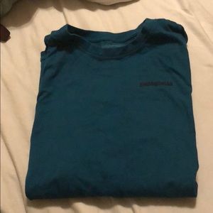 Blue unisex Patagonia T-shirt